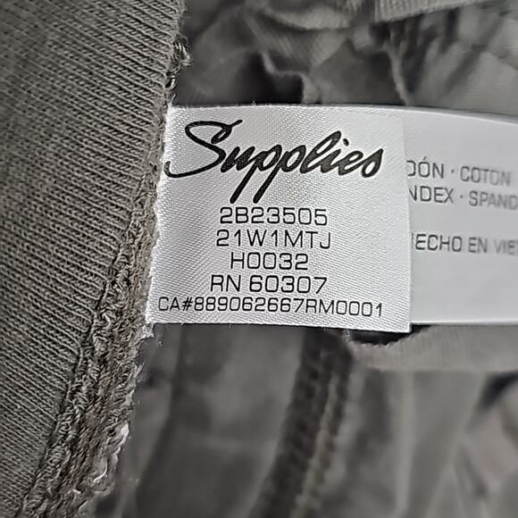 Supplies Women Pull On Drawstring Convertible Roll Up Capri/Long Hiking Pants 14 - Picture 9 of 12